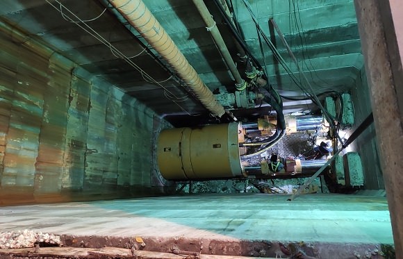 泥水分離現場頂管機