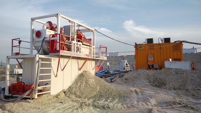 泥水分離器 頂管施工現(xiàn)場